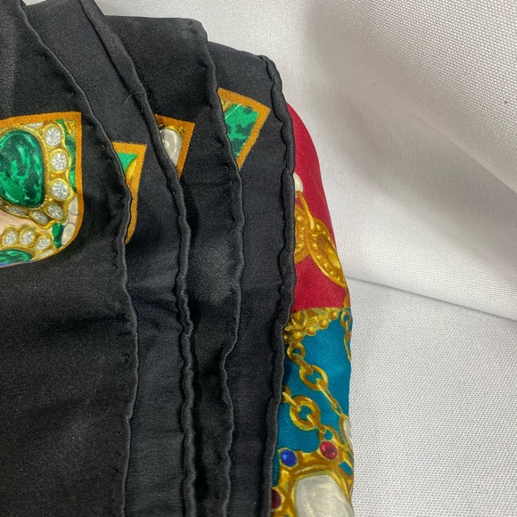 CHANEL Vintage Jewel Print Silk Scarf - Picture 11 of 14